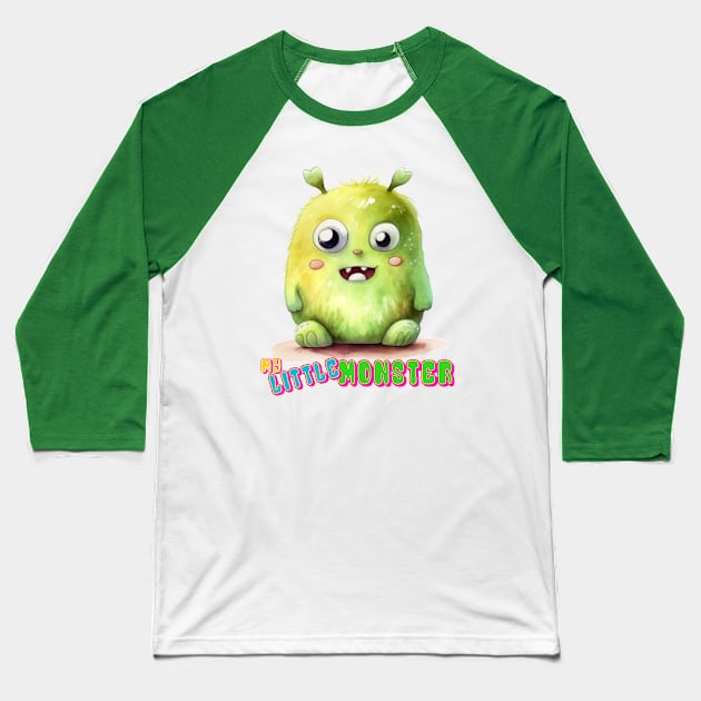 My Little Monster Baseball T-Shirt by Peter the T-Shirt Dude